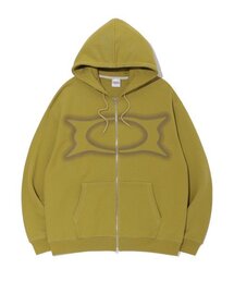CRITIC（クリティック）の「WORMHOLE LOGO HOODIE ZIP-UP OLIVE（パーカー）」