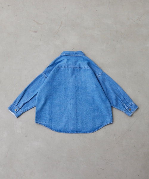 Fluffy BROTHERS(フラッフィーブラザーズ)の「長袖シャツ(大人サイズ)(シャツ/ブラウス・メンズ・ブラウン系カモフラージュ/ブルーグレー・M/L/XL)」の14枚目の写真
