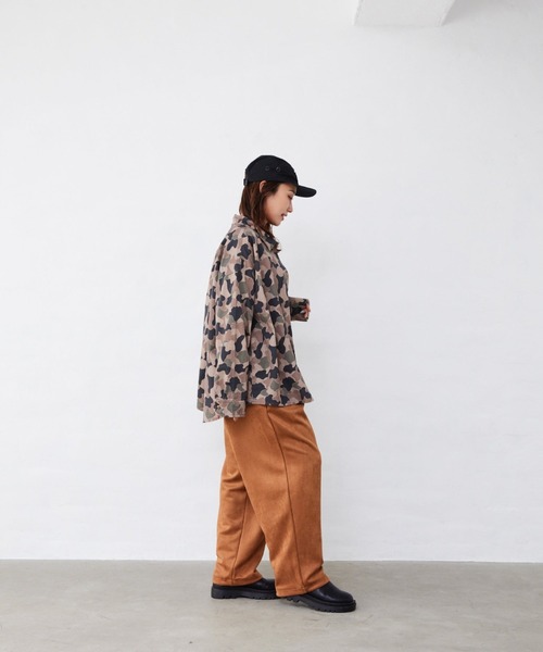 Fluffy BROTHERS(フラッフィーブラザーズ)の「長袖シャツ(大人サイズ)(シャツ/ブラウス・メンズ・ブラウン系カモフラージュ/ブルーグレー・M/L/XL)」の7枚目の写真