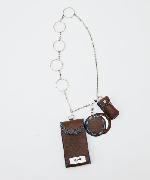 GRAIN(グレイン)の「【GRAIN/グレイン】ヴィンテージマルチセットチェーンショルダーバッグ(ショルダーバッグ・レディース・ブラウン/レッド/イエロー・FREE)」の21枚目の写真