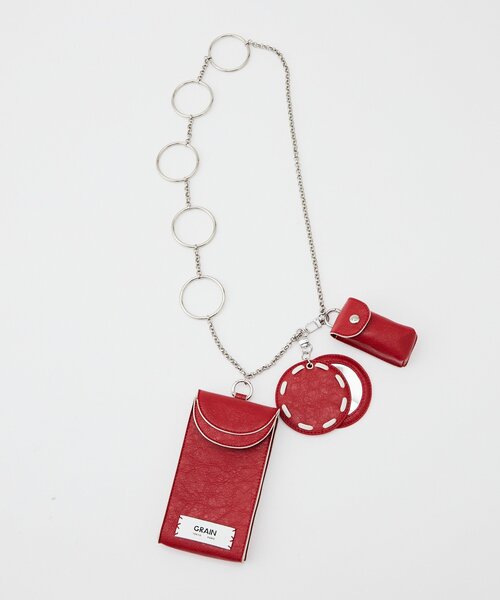 GRAIN(グレイン)の「【GRAIN/グレイン】ヴィンテージマルチセットチェーンショルダーバッグ(ショルダーバッグ・レディース・ブラウン/レッド/イエロー・FREE)」の22枚目の写真