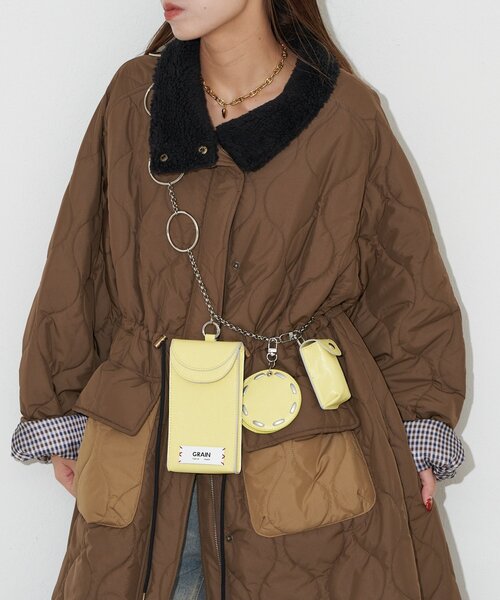 GRAIN(グレイン)の「【GRAIN/グレイン】ヴィンテージマルチセットチェーンショルダーバッグ(ショルダーバッグ・レディース・ブラウン/レッド/イエロー・FREE)」の11枚目の写真