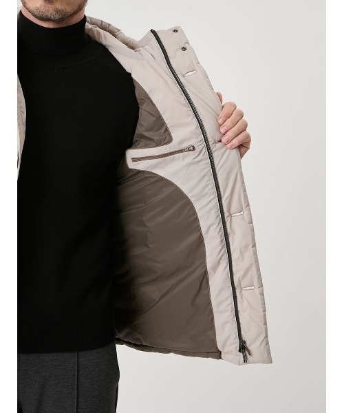AOURE(アウール)の「ストレッチダウン(ダウンジャケット/コート・メンズ・ブラック/アイボリー・SMALL/MEDIUM/LARGE/X-LARGE)」の13枚目の写真
