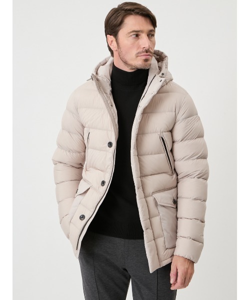 AOURE(アウール)の「ストレッチダウン(ダウンジャケット/コート・メンズ・ブラック/アイボリー・SMALL/MEDIUM/LARGE/X-LARGE)」の17枚目の写真