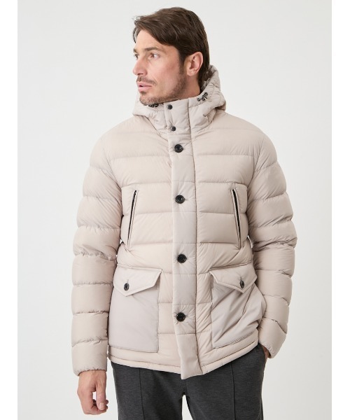 AOURE(アウール)の「ストレッチダウン(ダウンジャケット/コート・メンズ・ブラック/アイボリー・SMALL/MEDIUM/LARGE/X-LARGE)」の18枚目の写真