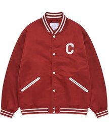 Cロゴバスティジャケットディープレッド