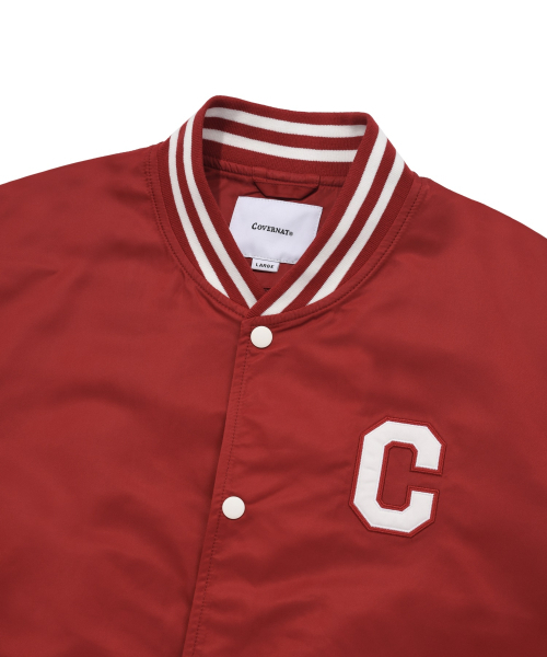 COVERNAT(カバーナット)の「Cロゴバスティジャケットディープレッド(スタジャン・レディース・その他・MEDIUM/SMALL/X-LARGE/X-SMALL/XX-LARGE/LARGE)」の3枚目の写真