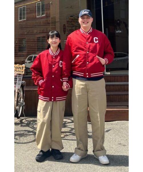 COVERNAT(カバーナット)の「Cロゴバスティジャケットディープレッド(スタジャン・レディース・その他・MEDIUM/SMALL/X-LARGE/X-SMALL/XX-LARGE/LARGE)」の13枚目の写真