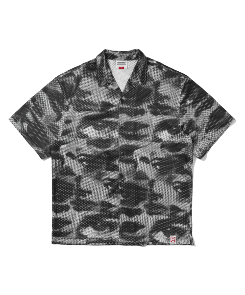 EXTRAORDINARY(エクストラオーディナリー)の「EYES MESH SHIRTS OFF WHITE(シャツ/ブラウス・メンズ・その他・LARGE/X-LARGE/MEDIUM)」の2枚目の写真
