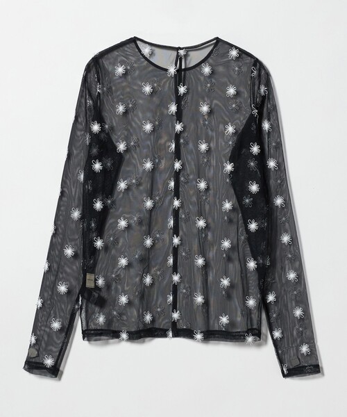UNITED ARROWS(ユナイテッドアローズ)の「チュールフラワー カットソー ‐ウォッシャブル‐(Tシャツ/カットソー・レディース・その他1/ブラック/オフホワイト・FREE)」の19枚目の写真