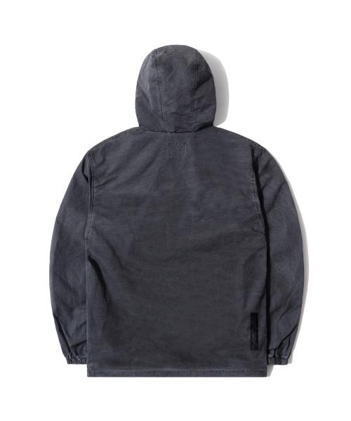QT8 GARMENTS(キューティーエイトガーメント)の「OC Pigment Hoodie Windbreaker (Charcoal)(ナイロンジャケット・レディース・その他・LARGE/MEDIUM/X-LARGE)」の4枚目の写真