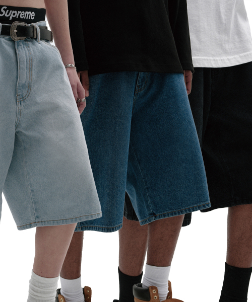 suade（スエード）の「CARPENTER DENIM SHORTS [BLACK]（その他パンツ・レディース・その他・MEDIUM/SMALL/LARGE）」の22枚目の写真