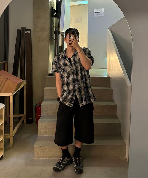 suade（スエード）の「CARPENTER DENIM SHORTS [BLACK]（その他パンツ・レディース・その他・MEDIUM/SMALL/LARGE）」の16枚目の写真