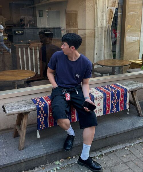 suade（スエード）の「CARPENTER DENIM SHORTS [BLACK]（その他パンツ・レディース・その他・MEDIUM/SMALL/LARGE）」の14枚目の写真