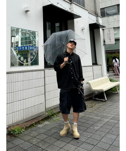 suade（スエード）の「CARPENTER DENIM SHORTS [BLACK]（その他パンツ・レディース・その他・MEDIUM/SMALL/LARGE）」の6枚目の写真