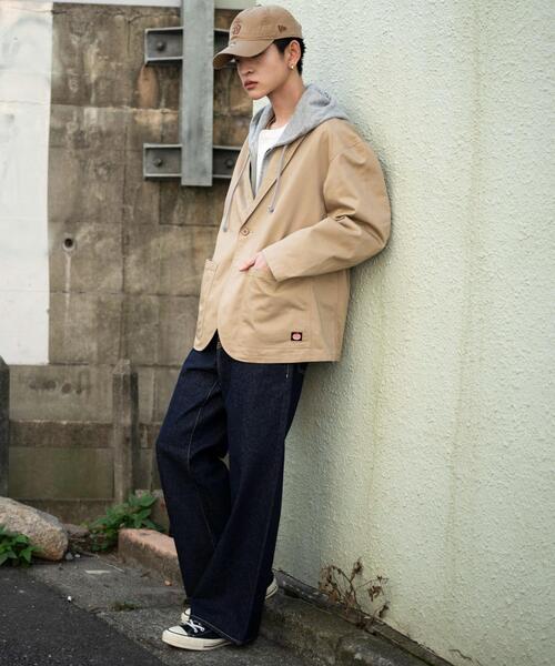 RED KAP(レッドキャップ)の「∴WEGO/別注RED KAPテーラードジャケット(テーラードジャケット・メンズ・ベージュ/ブラック・MEDIUM/LARGE)」の6枚目の写真