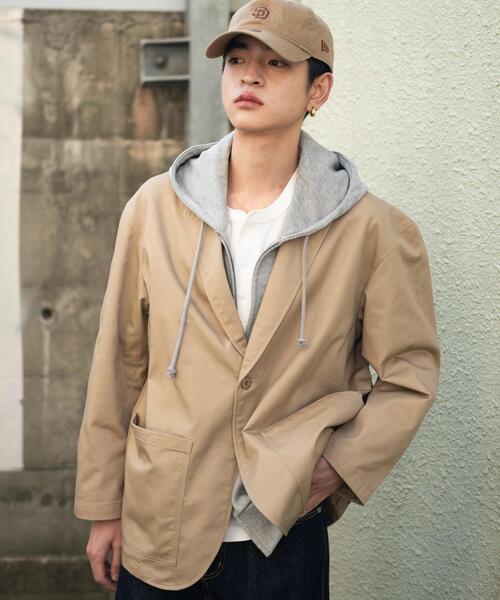 RED KAP(レッドキャップ)の「∴WEGO/別注RED KAPテーラードジャケット(テーラードジャケット・メンズ・ベージュ/ブラック・MEDIUM/LARGE)」の14枚目の写真