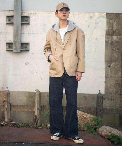 RED KAP(レッドキャップ)の「∴WEGO/別注RED KAPテーラードジャケット(テーラードジャケット・メンズ・ベージュ/ブラック・MEDIUM/LARGE)」の16枚目の写真