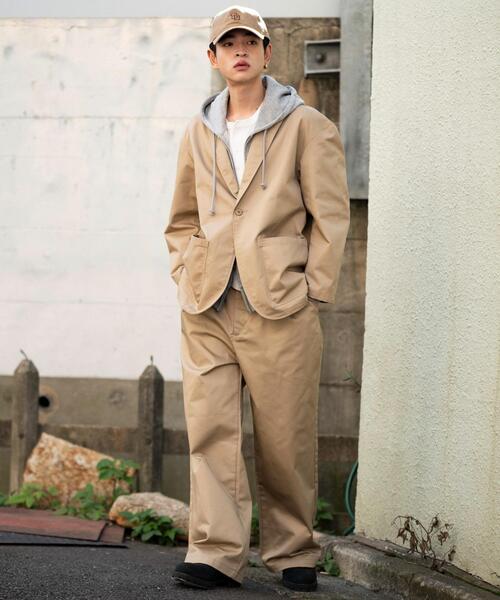 RED KAP(レッドキャップ)の「∴WEGO/別注RED KAPテーラードジャケット(テーラードジャケット・メンズ・ベージュ/ブラック・MEDIUM/LARGE)」の17枚目の写真