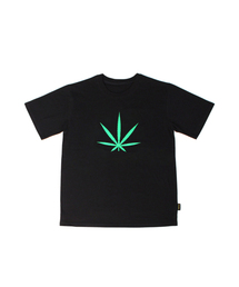 M17102 M. T-shirt. Big Weed Black