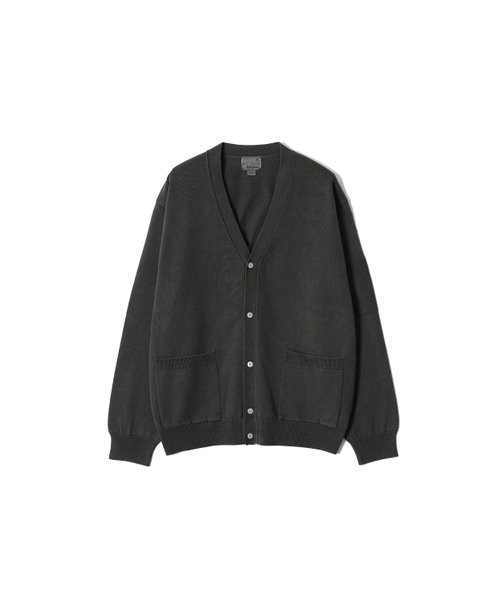 HORLISUN(ホーリーサン)の「Eliot Garment Dyeing Knit Cardigan Charcoal(カーディガン/ボレロ・レディース・その他・MEDIUM/LARGE)」の1枚目の写真