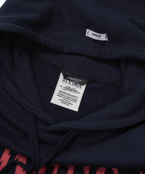 STIGMA(スティグマ)の「MADNESS HOODIE NAVY(パーカー・メンズ・その他・LARGE/X-LARGE/MEDIUM)」の3枚目の写真