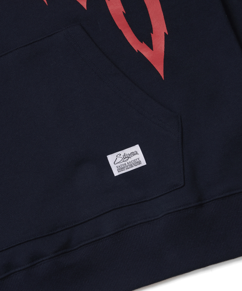 STIGMA(スティグマ)の「MADNESS HOODIE NAVY(パーカー・メンズ・その他・LARGE/X-LARGE/MEDIUM)」の7枚目の写真
