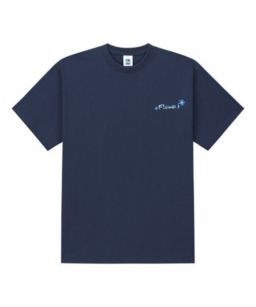 RADINEO(ラディネオ)の「ブルーフラワー 半袖Tシャツ ネイビー(Tシャツ/カットソー・メンズ・その他・LARGE/MEDIUM/SMALL/X-LARGE)」の2枚目の写真