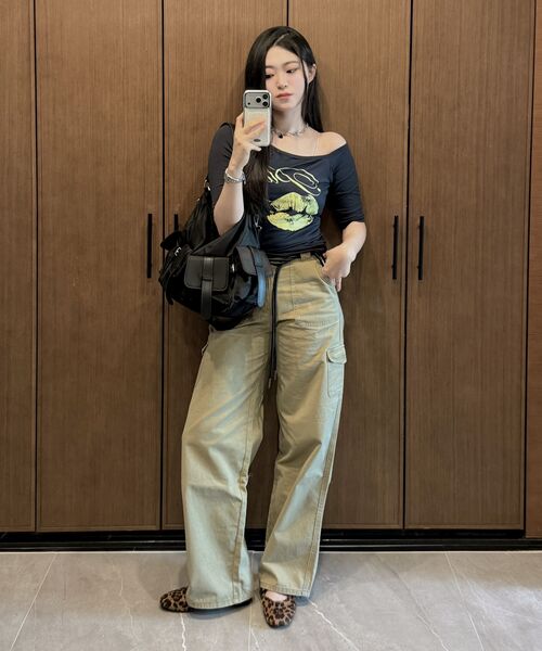 KHIHO（キホ）の「BUCKLE STRAP BALLERINA FLAT / LEOPARD（バレエシューズ・レディース・その他・23.5cm/24cm/24.5cm/25cm/23cm）」の11枚目の写真