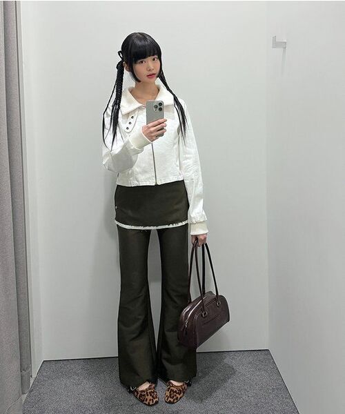 KHIHO（キホ）の「BUCKLE STRAP BALLERINA FLAT / LEOPARD（バレエシューズ・レディース・その他・23.5cm/24cm/24.5cm/25cm/23cm）」の4枚目の写真