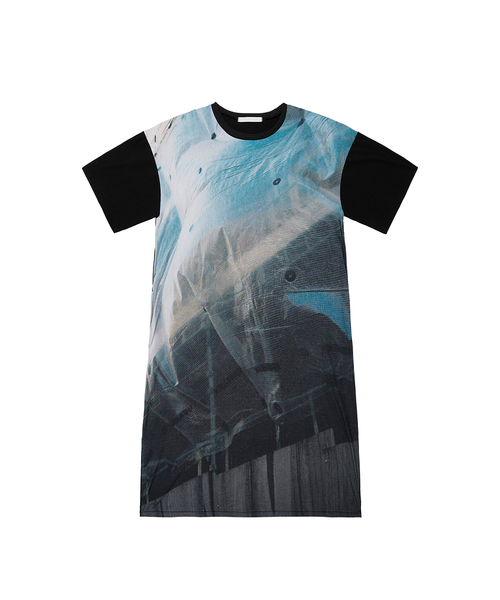 SEEN(シーン)の「PHOTO PRINTING VERY LONG T-SHIRTS (Landscape)(ワンピース・レディース・その他・OS)」の1枚目の写真