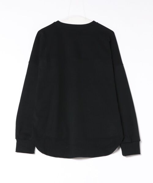 DAYRA(デイラ)の「ソリッドカラー イレギュラーヘム 長袖 切替えプルオーバー(Tシャツ/カットソー・レディース・ブラック/グレー・FREE/S)」の9枚目の写真