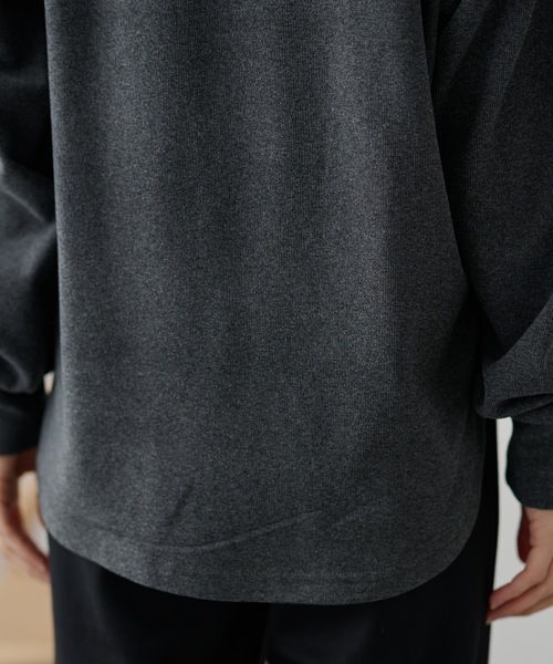 DAYRA(デイラ)の「ソリッドカラー イレギュラーヘム 長袖 切替えプルオーバー(Tシャツ/カットソー・レディース・ブラック/グレー・FREE/S)」の8枚目の写真