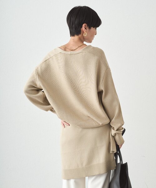 LOUNGEDRESS（ラウンジドレス）の「《セットアイテム》【JAPAN MADE】マルチウェイ肩掛けニット（ストール/ショール・レディース・ピンク/ベージュ/オフホワイト・FREE）」の7枚目の写真