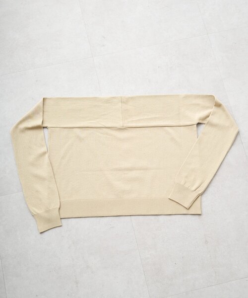 LOUNGEDRESS（ラウンジドレス）の「《セットアイテム》【JAPAN MADE】マルチウェイ肩掛けニット（ストール/ショール・レディース・ピンク/ベージュ/オフホワイト・FREE）」の12枚目の写真