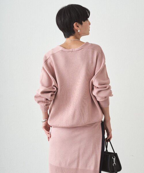LOUNGEDRESS（ラウンジドレス）の「《セットアイテム》【JAPAN MADE】マルチウェイ肩掛けニット（ストール/ショール・レディース・ピンク/ベージュ/オフホワイト・FREE）」の15枚目の写真