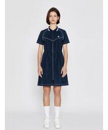 EDITMENT（エディットメント）の「ウィメンズウインドブレーカージップアップワンピースネイビー（ワンピース）」