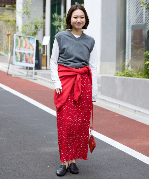ITTI(イッチ)の「ITTI/イッチ HERRIE 巾着ポーチ XXS ITTI-BAG-091-RF(その他小物・レディース・ベージュ/レッド・FREE)」の12枚目の写真