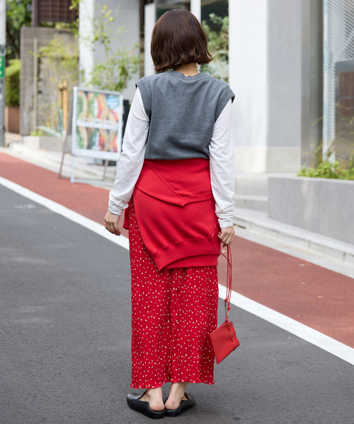 ITTI(イッチ)の「ITTI/イッチ HERRIE 巾着ポーチ XXS ITTI-BAG-091-RF(その他小物・レディース・ベージュ/レッド・FREE)」の13枚目の写真