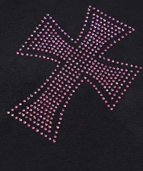 UNKNOWN LONDON（アンノウン・ロンドン）の「A'GEM/9 × .kom 『UNKNOWN LONDON/アンノウン ロンドン』 Cross Rhinestone Zip Hoodie②/クロスラインストーンジップアップパーカー②（パーカー・メンズ・ブラック×レッド/ホワイト/ブラック×パープル/ブラック×シルバー・L/M/XL）」の7枚目の写真