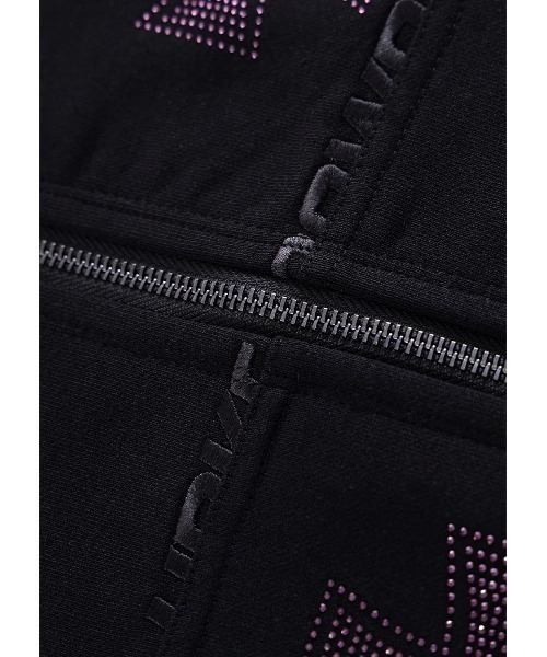 UNKNOWN LONDON(アンノウン・ロンドン)の「A'GEM/9 × .kom 『UNKNOWN LONDON/アンノウン ロンドン』 Cross Rhinestone Zip Hoodie②/クロスラインストーンジップアップパーカー②(パーカー・レディース・ブラック×レッド/ホワイト/ブラック×パープル/ブラック×シルバー・L/M/XL)」の15枚目の写真