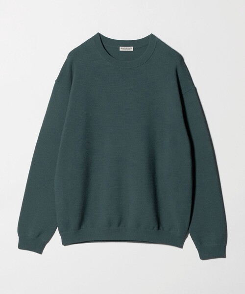 BEAUTY&YOUTH UNITED ARROWS(ビューティーアンドユースユナイテッドアローズ)の「パール ステッチ フォルム クルーネック ニット ウォシャブル(ニット/セーター・メンズ・ライトグレー/ブラック/ダークグリーン・S/M/L/XL)」の9枚目の写真