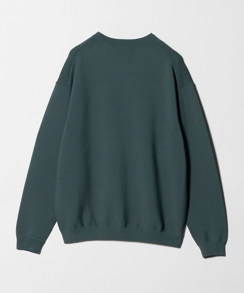 BEAUTY&YOUTH UNITED ARROWS(ビューティーアンドユースユナイテッドアローズ)の「パール ステッチ フォルム クルーネック ニット ウォシャブル(ニット/セーター・メンズ・ライトグレー/ブラック/ダークグリーン・S/M/L/XL)」の8枚目の写真