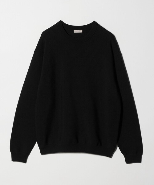 BEAUTY&YOUTH UNITED ARROWS(ビューティーアンドユースユナイテッドアローズ)の「パール ステッチ フォルム クルーネック ニット ウォシャブル(ニット/セーター・メンズ・ライトグレー/ブラック/ダークグリーン・S/M/L/XL)」の4枚目の写真