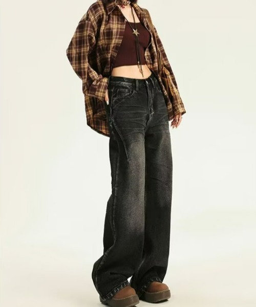 REBALANCE（リバランス）の「ストレートワイドレッグデニム（デニムパンツ・レディース・A・LARGE/MEDIUM/X-LARGE）」の17枚目の写真
