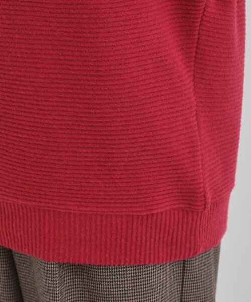 DRESKIP（ドレスキップ）の「お顔周りをスッキリ見せるオフタートルリブドルマン（Tシャツ/カットソー・レディース・ワインレッド/ネイビー/グレー・00）」の22枚目の写真