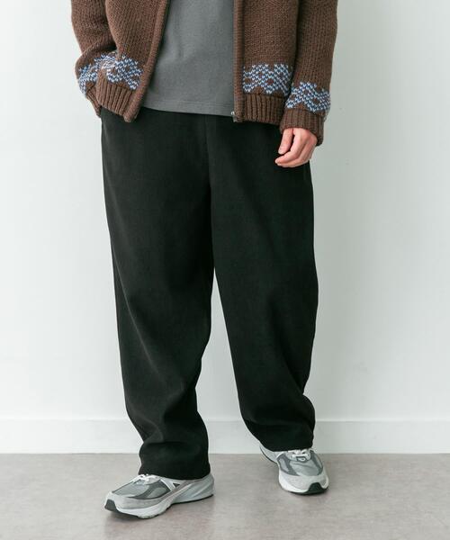 セール】裏フリースコーデュロイワイドパンツ（その他パンツ）｜URBAN