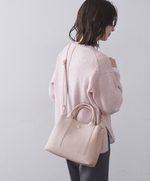 【軽量/2WAY】ワイドマチ付きミドルトートバッグ