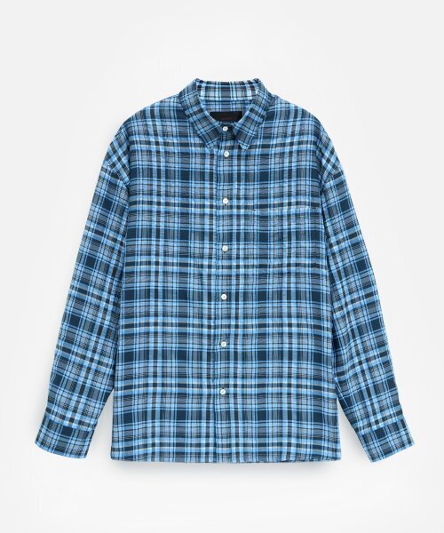 ANYTIME LOREAK(エニタイムロレーク)の「Iris Shirt-Blue(シャツ/ブラウス・レディース・その他・SMALL)」の1枚目の写真
