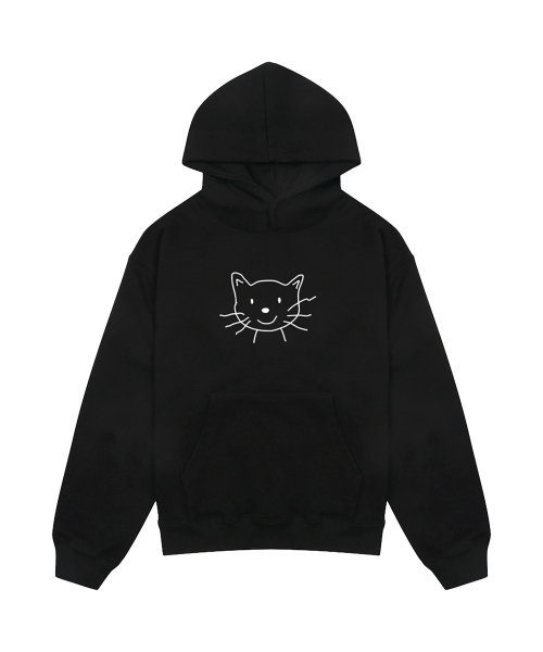 ARIGHTANGLE(アライトアングル)の「CAT FACE HOODIE (2 COLOR)(パーカー・レディース・ホワイト/ブラック・FREE)」の3枚目の写真